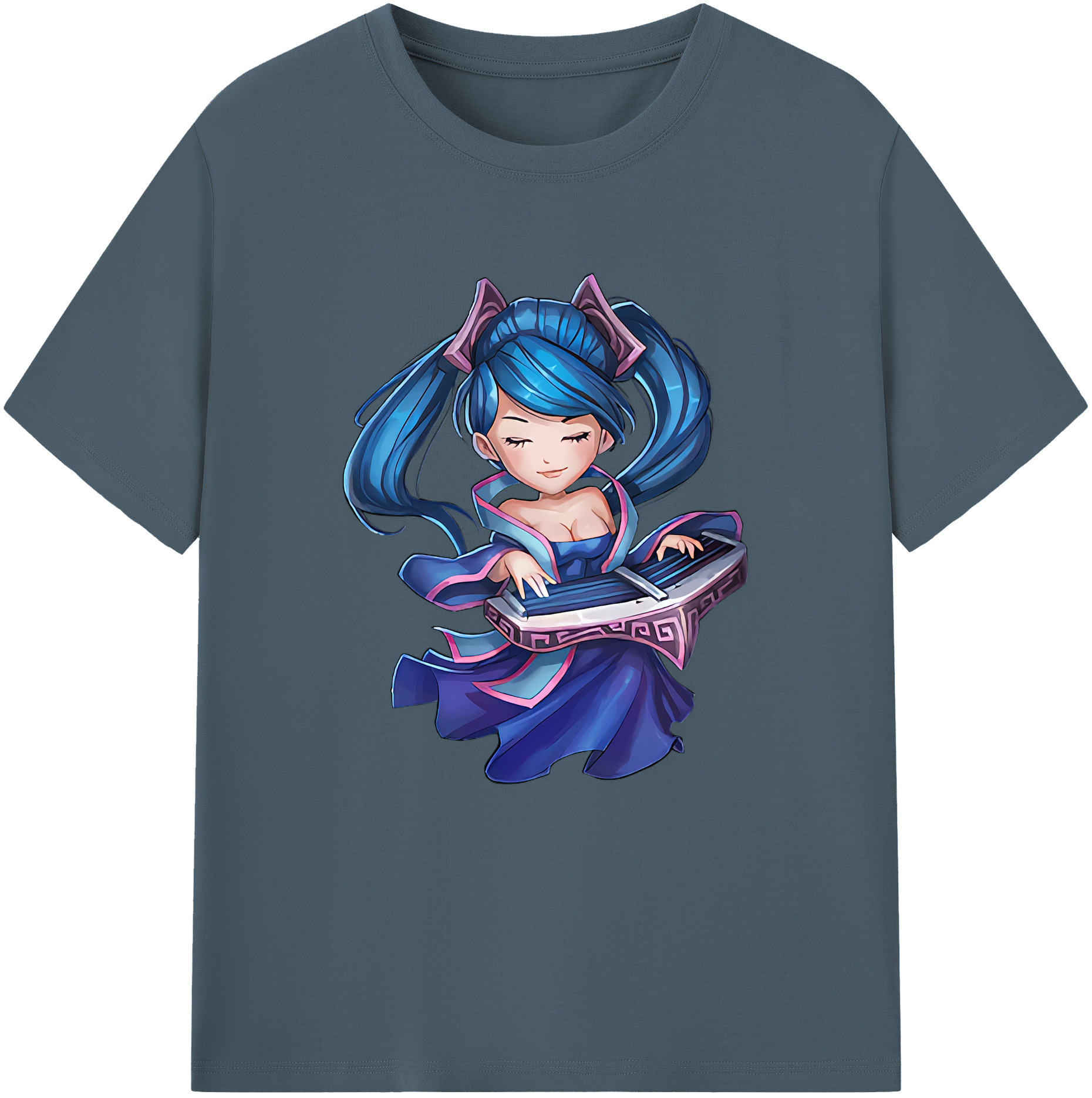 リーグ・オブ・レジェンド League of Legends LOL 綿100％半袖Tシャツ（フロントプリント）